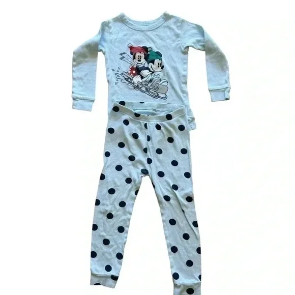 Disney Frozen Mickey Mouse Pajama Top Pants Mix & Match Girls Pajama SZ 3T #2039 - Picture 3 of 10
